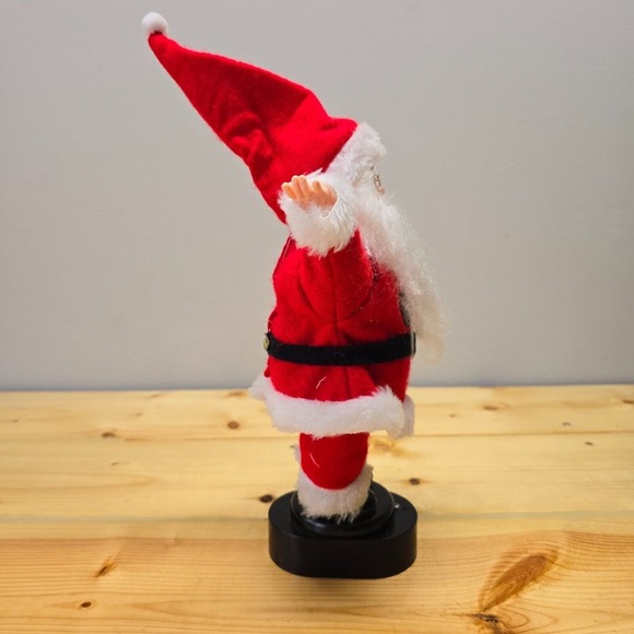 Vintage Santa Claus Wind-Up Musical Doll Christmas Holiday Decoration - Picture 7 of 10